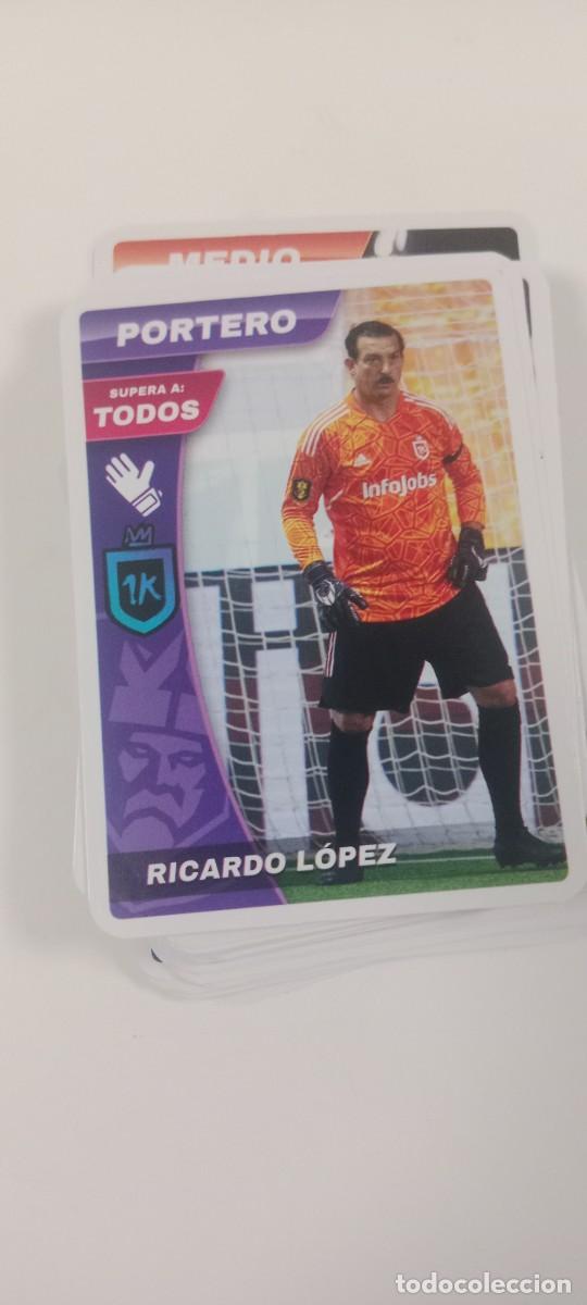 Cromos de f&uacute;tbol: RICARDO LOPEZ CROMO TARJETA KINGS LEAGUE C-VA3