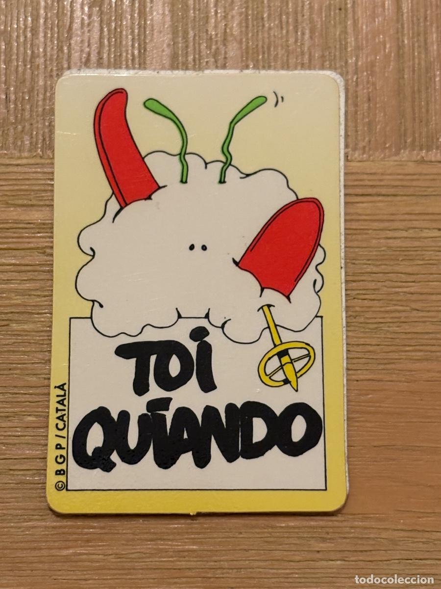 Cromos de f&uacute;tbol: 37. CROMO BOLLYCAO TOI SIN PEGAR -TOI QUIANDO -