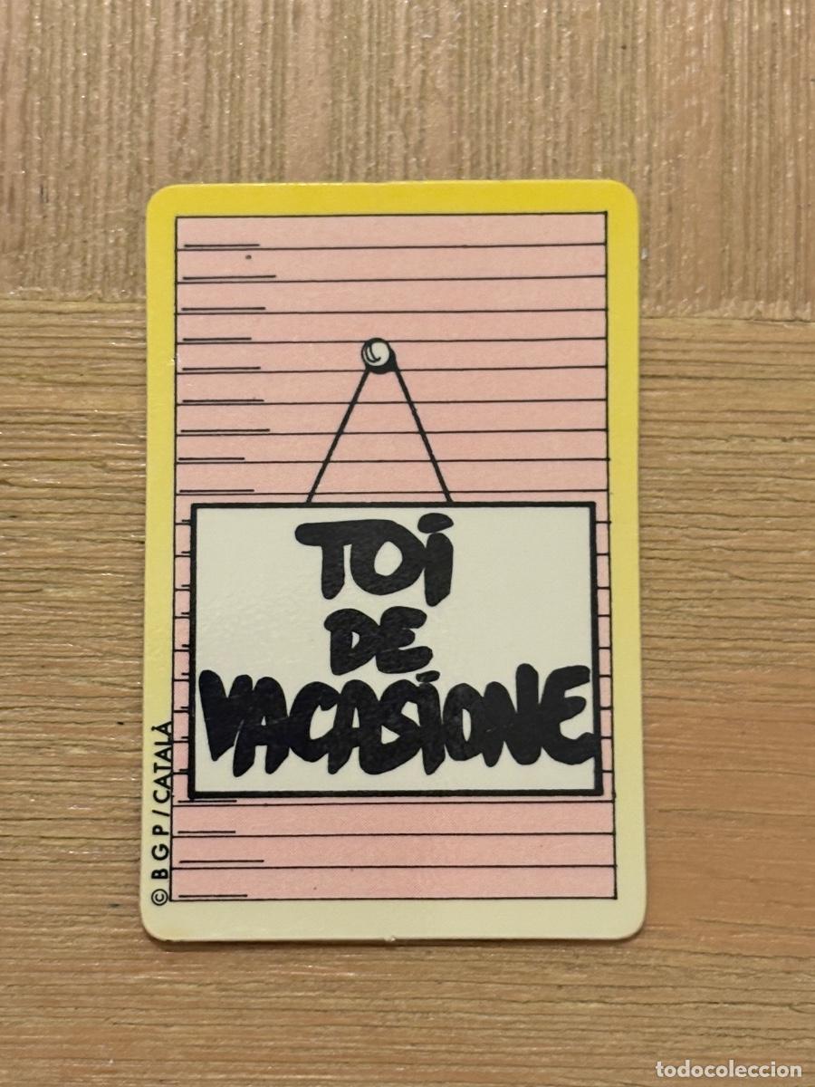 Cromos de f&uacute;tbol: 37. CROMO BOLLYCAO TOI SIN PEGAR -TOI DE VACASIONE -