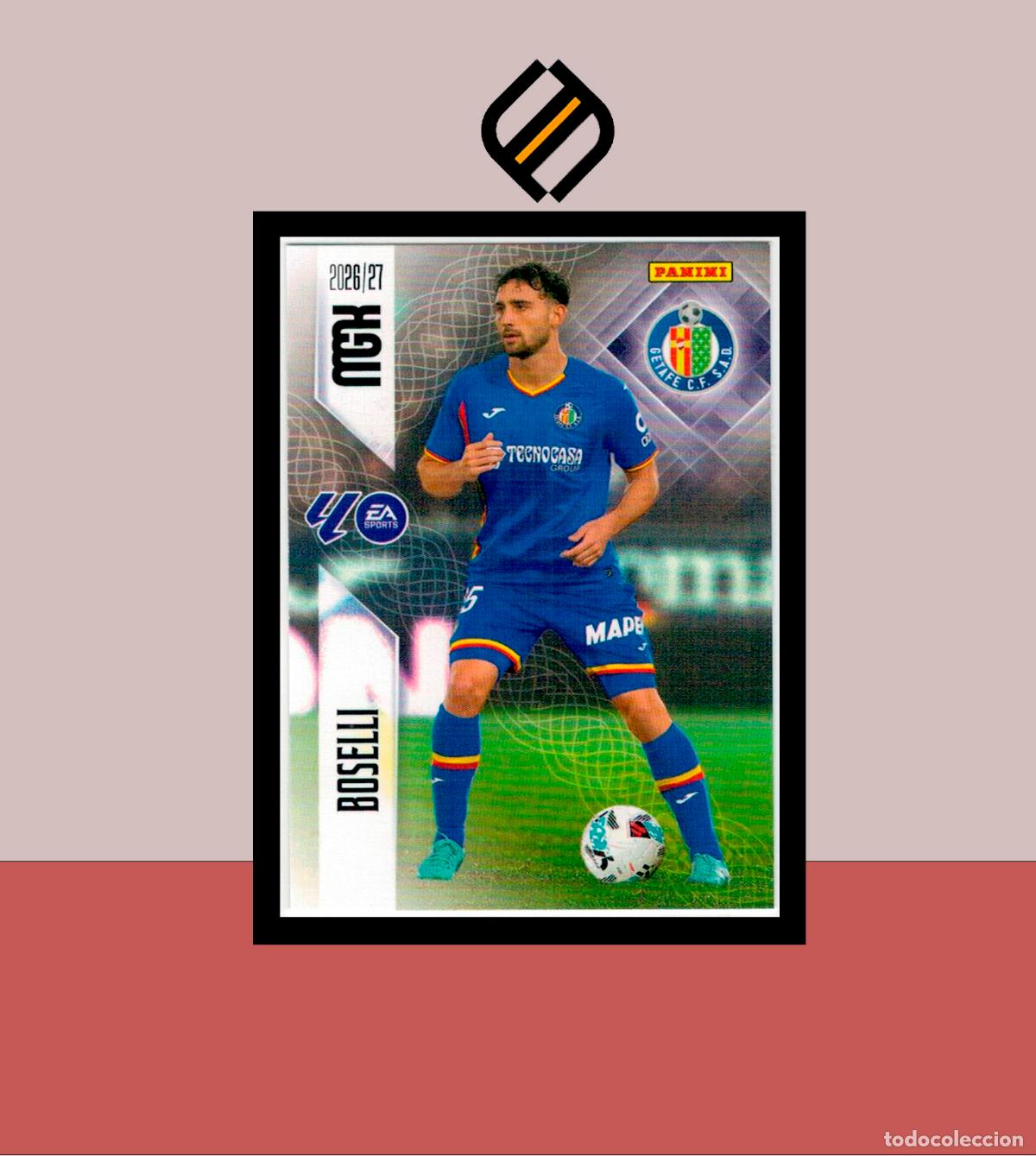 Cromos de f&uacute;tbol: MEGACRACKS 2026 2027 26 27 PANINI N&ordm; 186 BOSELLI GETAFE COLECCI&Oacute;N ALB&Uacute;M MGK