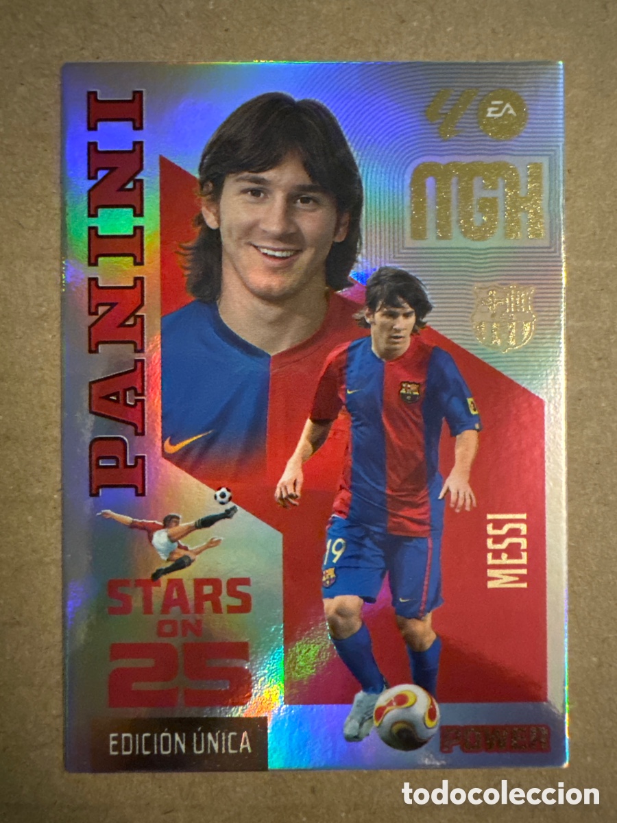 Cromos de f&uacute;tbol: # P 440 440P Messi FC Barcelona Stars on 25 Power Megacracks 26 27 2026 2027 Edici&oacute;n &Uacute;nica