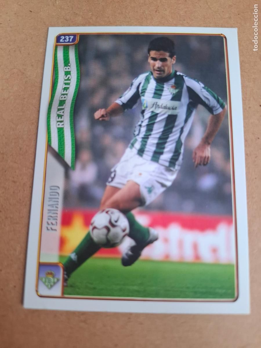 Cromos de f&uacute;tbol: MUNDICROMO 2004 2005 04 05 - 237 FERNANDO - REAL BETIS