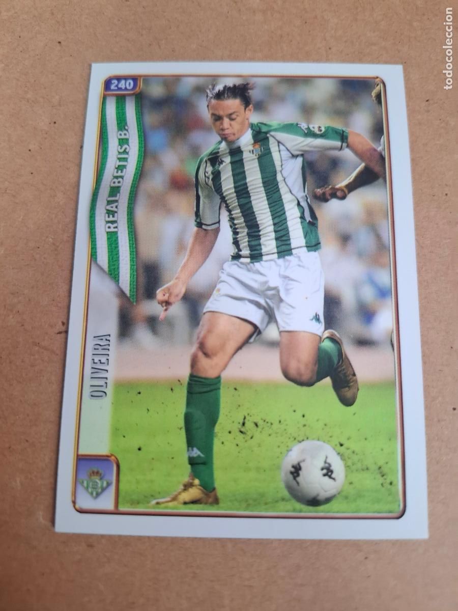 Football Stickers: MUNDICROMO 2004 2005 04 05 - 240 OLIVEIRA - REAL BETIS