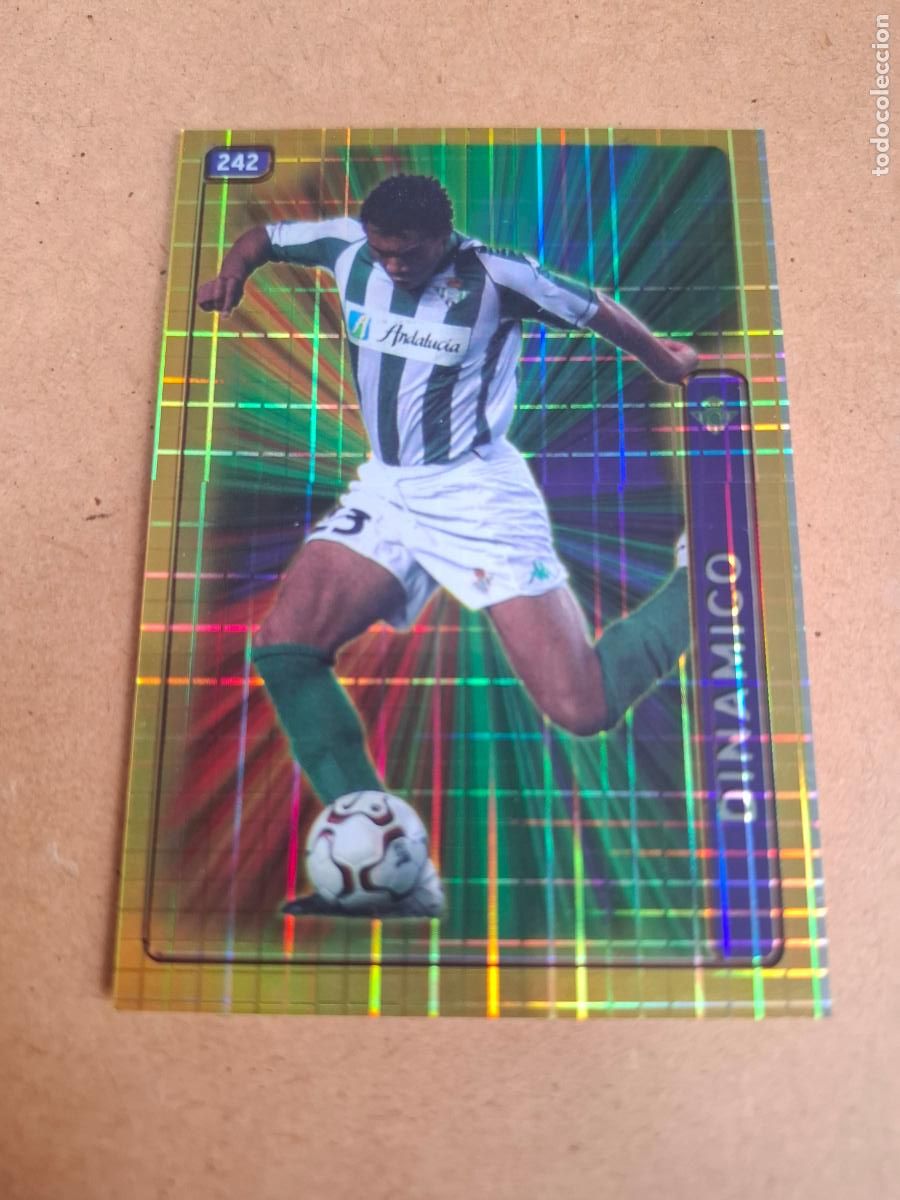 Fu&szlig;ball-Sticker: MUNDICROMO 2004 2005 04 05 - 242 BENJAMIN ( BRILLO CUADROS ) - REAL BETIS
