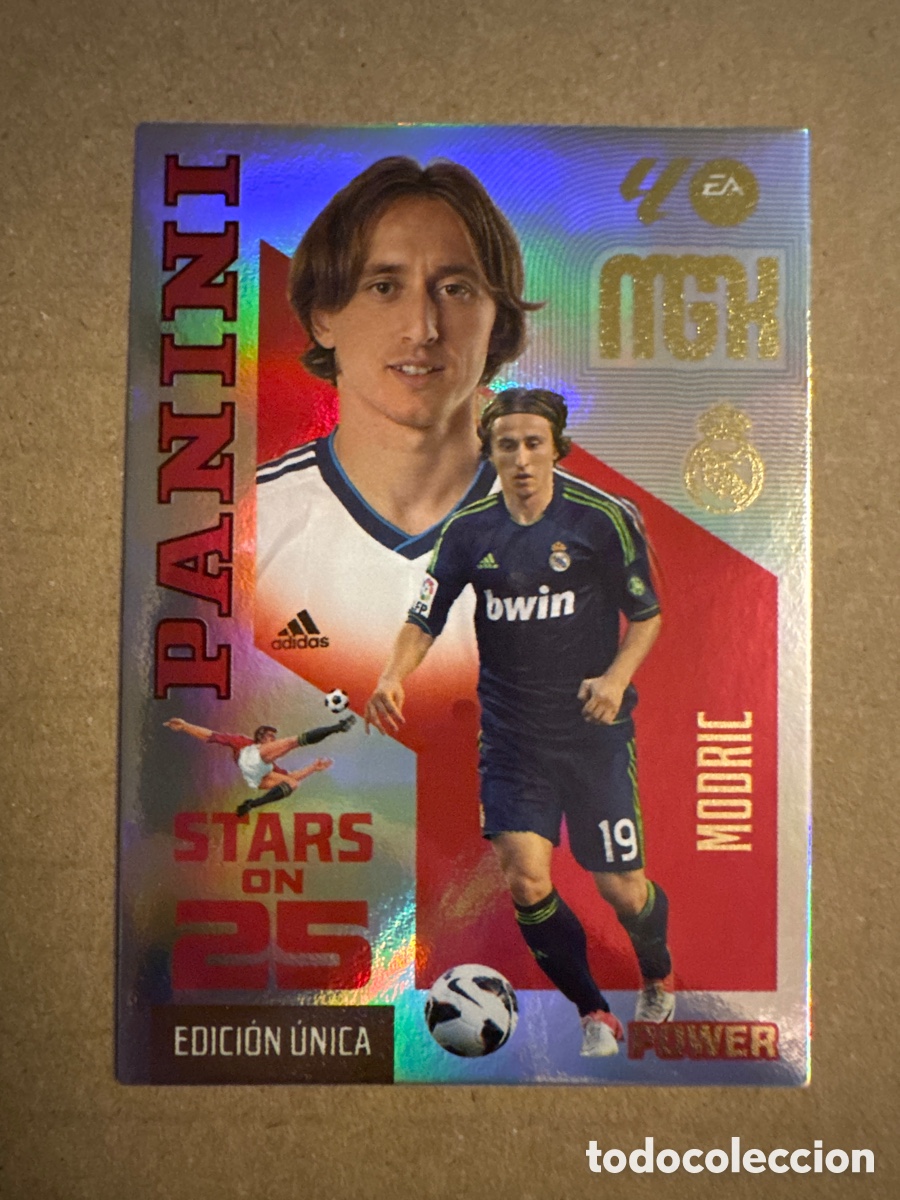 Figurine di Calcio: # P 445 445P Modric Real Madrid Stars on 25 Power Megacracks 26 27 2026 2027 Edici&oacute;n &Uacute;nica
