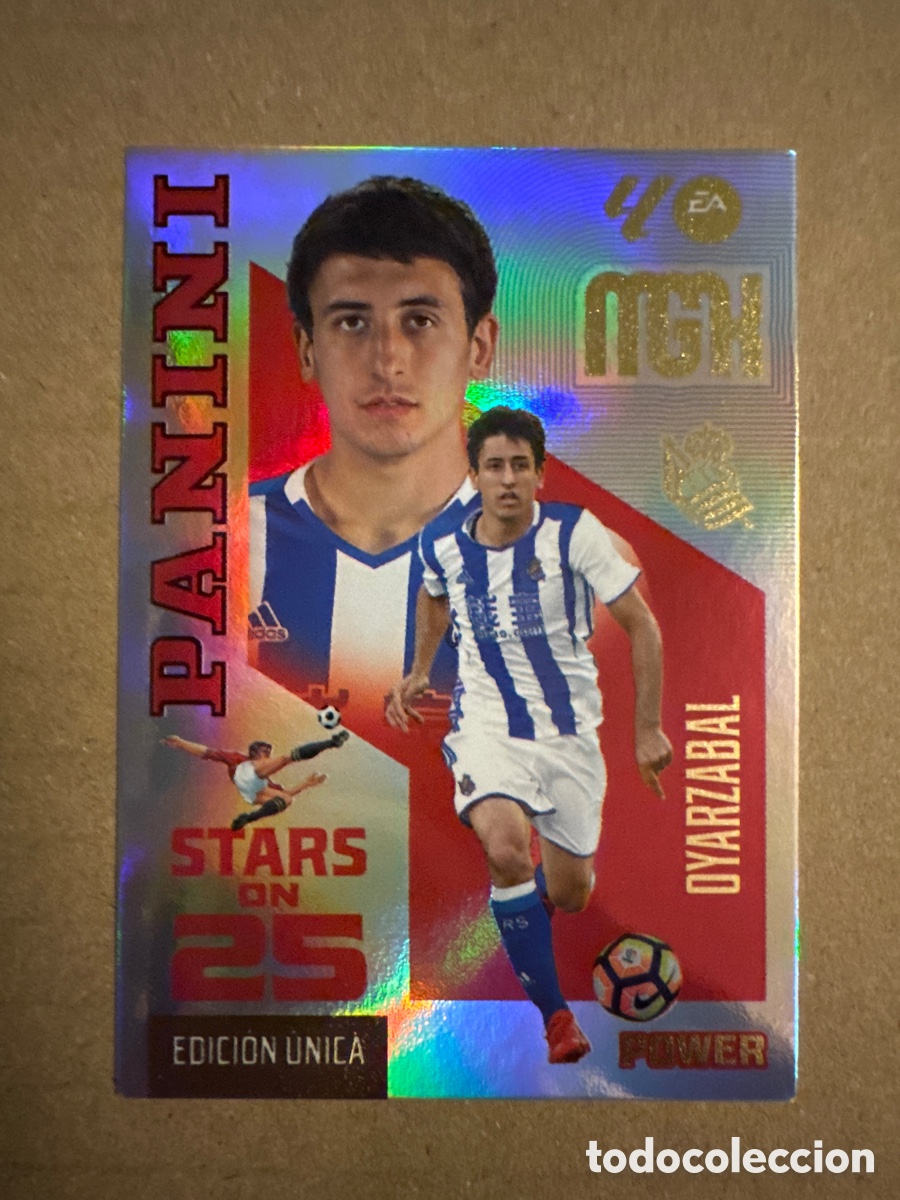 Cromos de f&uacute;tbol: # P 448 448P Oyarzabal Real Sociedad Stars on 25 Power Megacracks 26 27 2026 2027 Edici&oacute;n &Uacute;nica