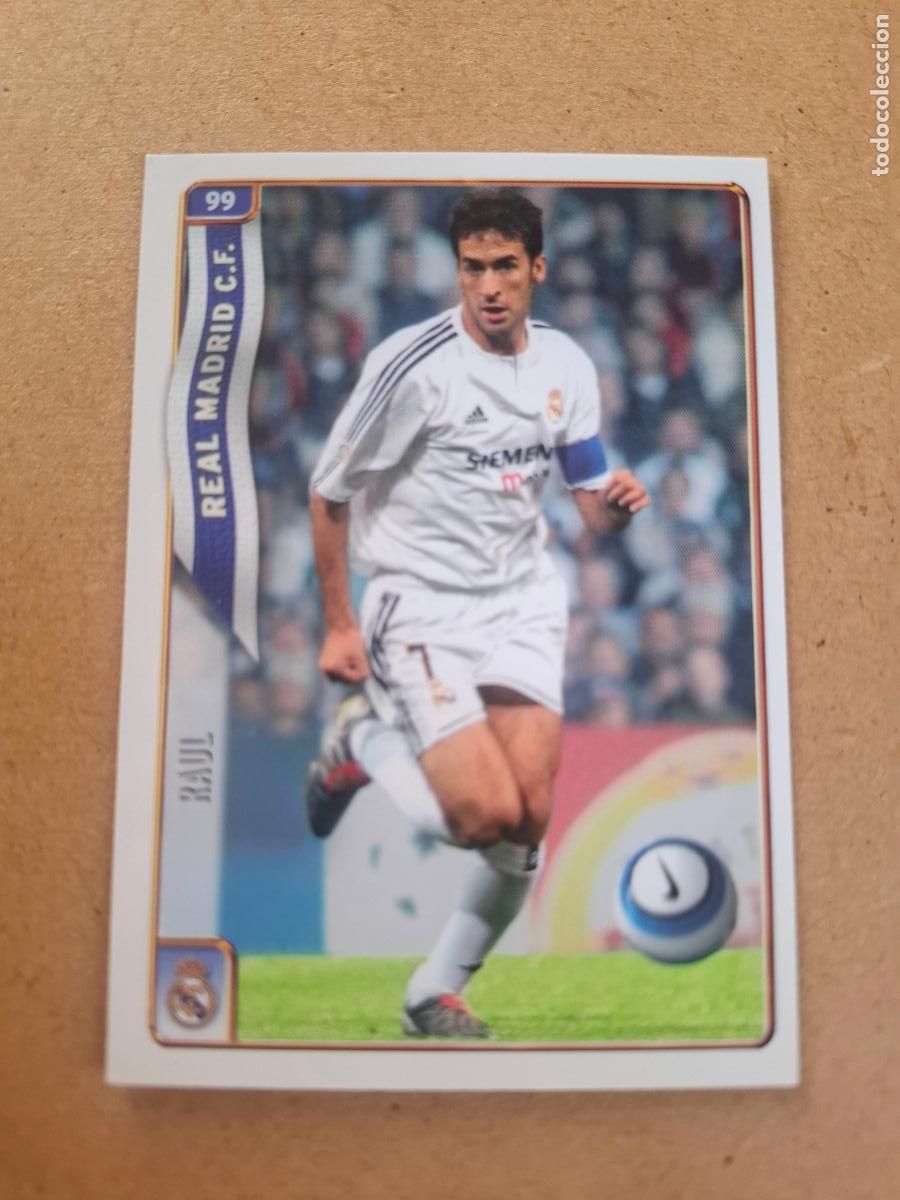 Cromos de Futebol: MUNDICROMO 2004 2005 04 05 - 99 RA&Uacute;L - REAL MADRID