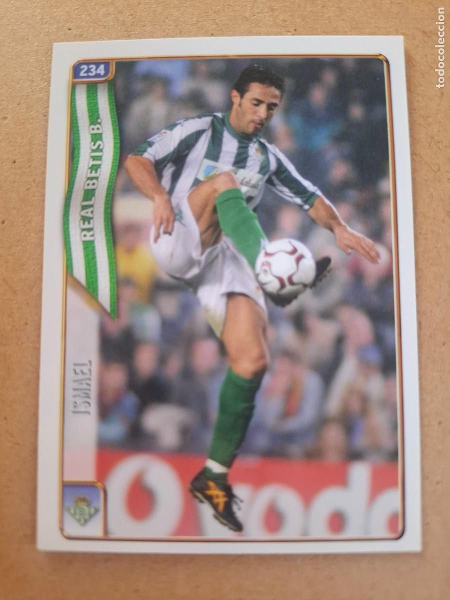 Football Stickers: MUNDICROMO 2004 2005 04 05 - 234 ISMAEL ( ERROR ) - REAL BETIS