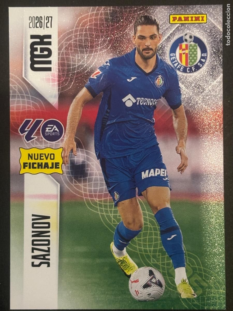 Football Stickers: 457 SAZONOV GETAFE NUEVOS FICHAJES 2&ordf; EDICI&Oacute;N MEGACRACKS MGK 26-27 2026-2027 PANINI LIGA