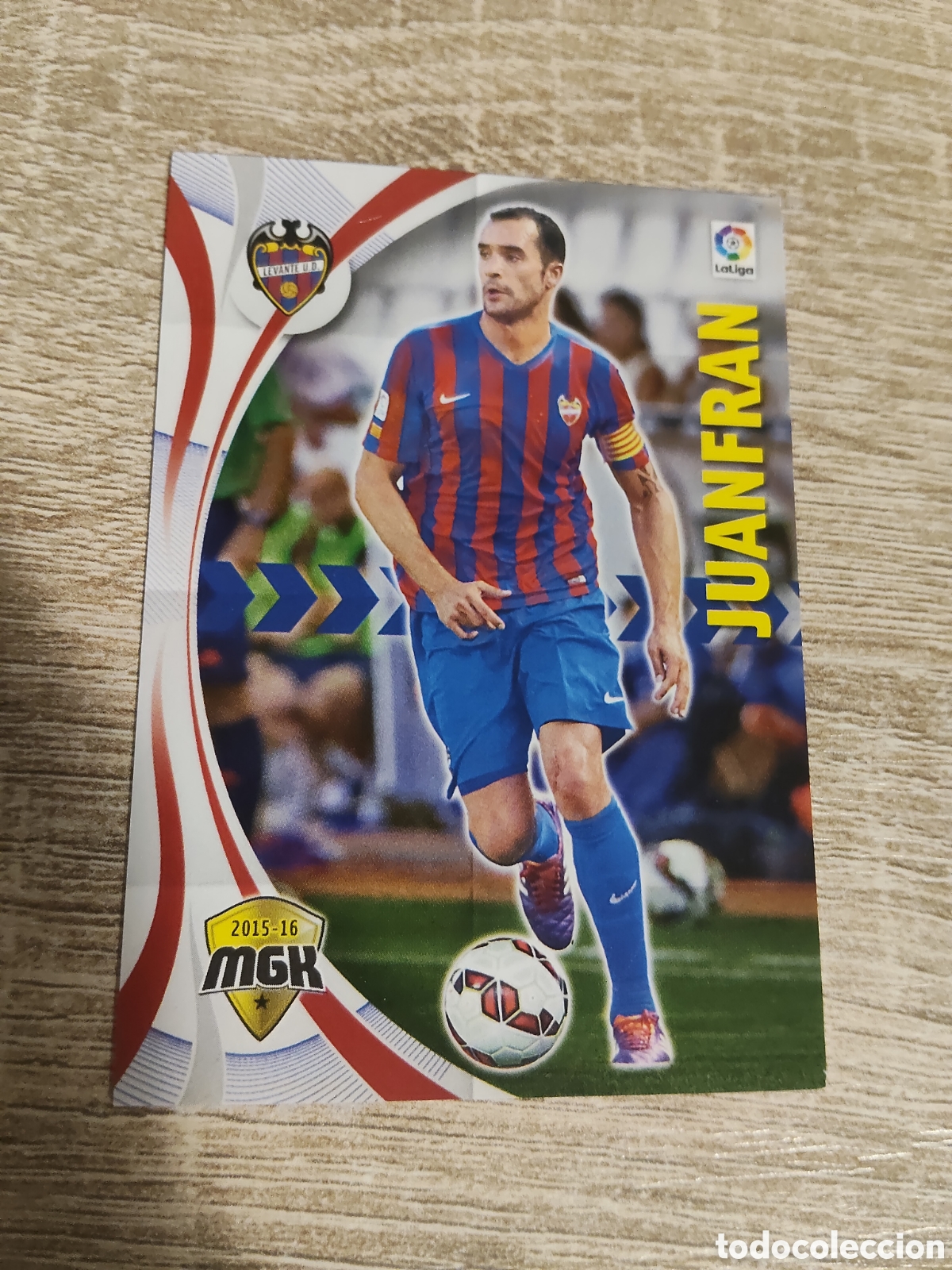 Fu&szlig;ball-Sticker: Panini Megacracks 2015 2016 15 16 303 Juanfran Levante