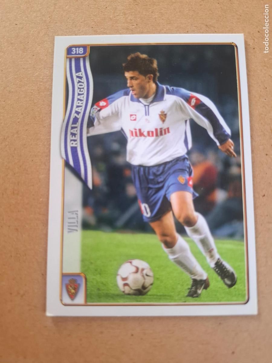 Fu&szlig;ball-Sticker: MUNDICROMO 2004 2005 04 05 - 318 DAVID VILLA - REAL ZARAGOZA