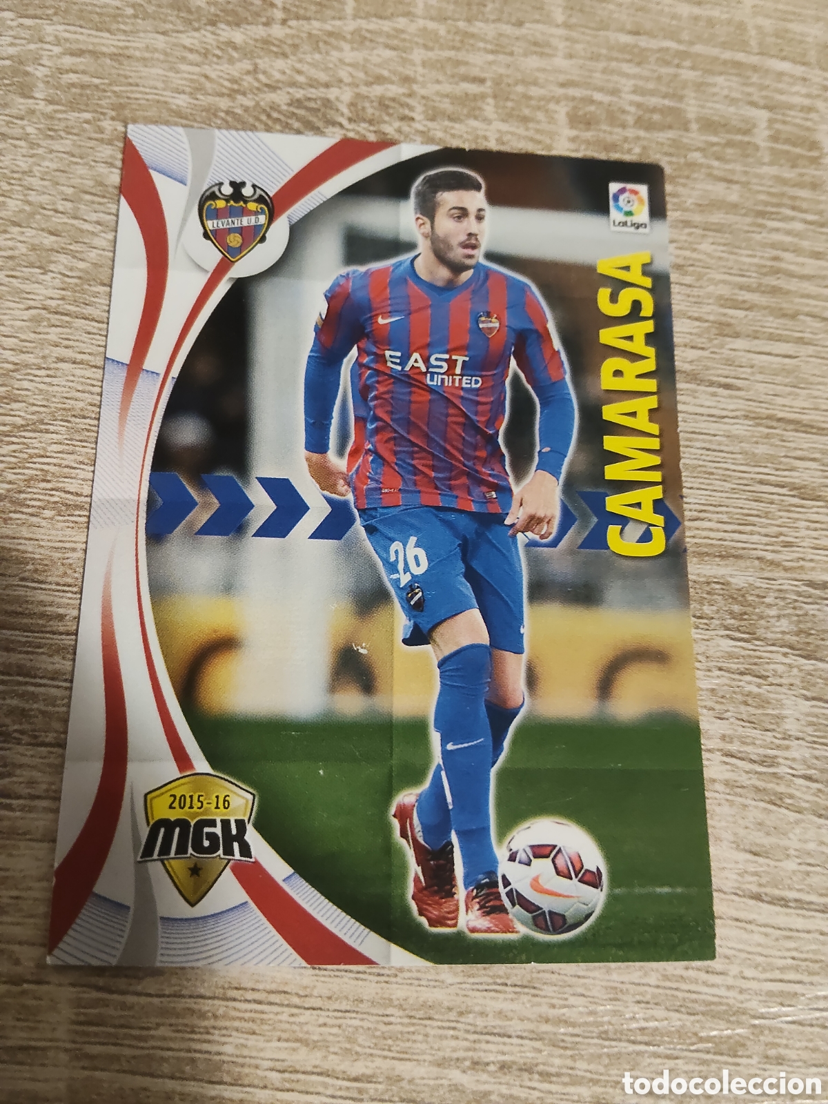 Cromos de f&uacute;tbol: Panini Megacracks 2015 2016 15 16 309 Camarasa Levante