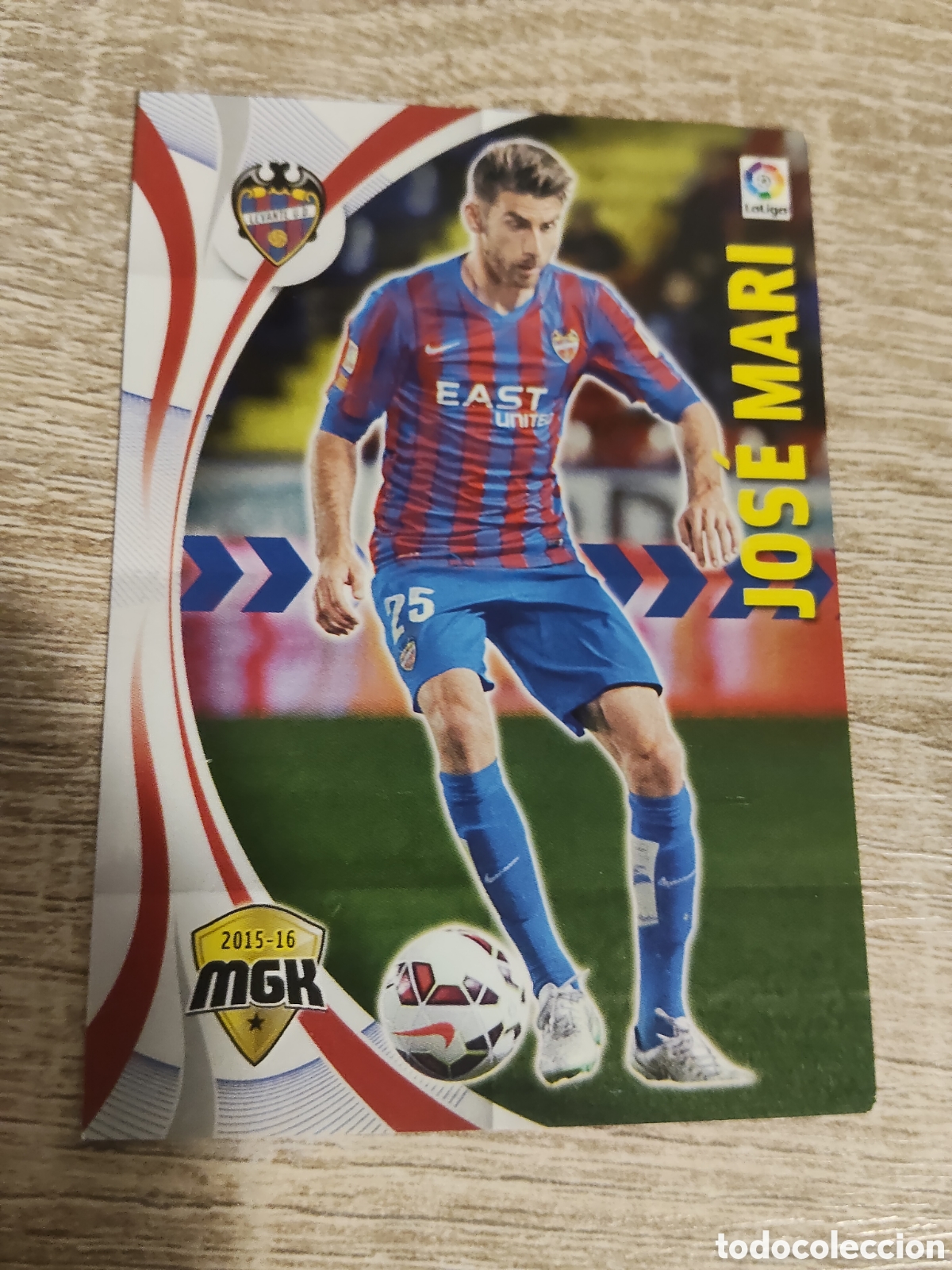 Cromos de f&uacute;tbol: Panini Megacracks 2015 2016 15 16 310 Jos&eacute; Mari Levante