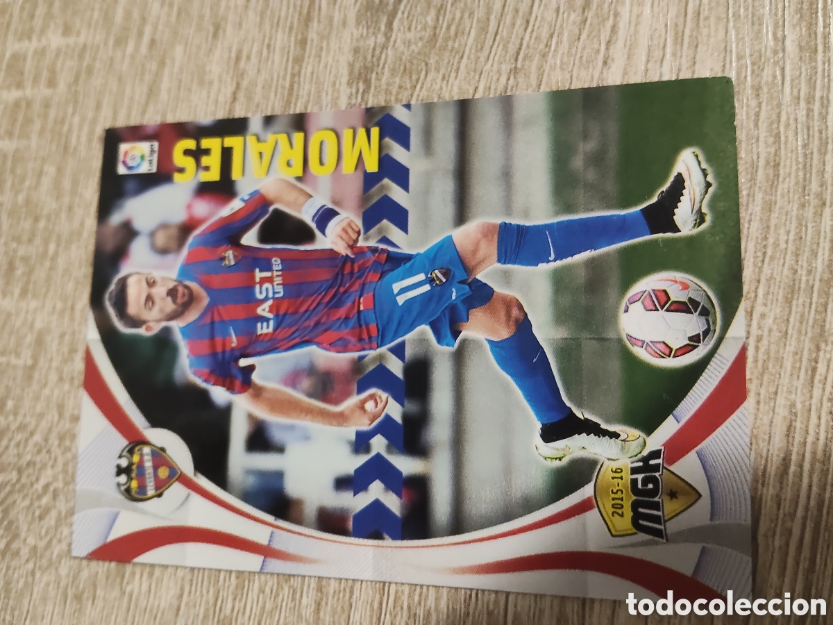 Cromos de f&uacute;tbol: Panini Megacracks 2015 2016 15 16 311 Morales Levante