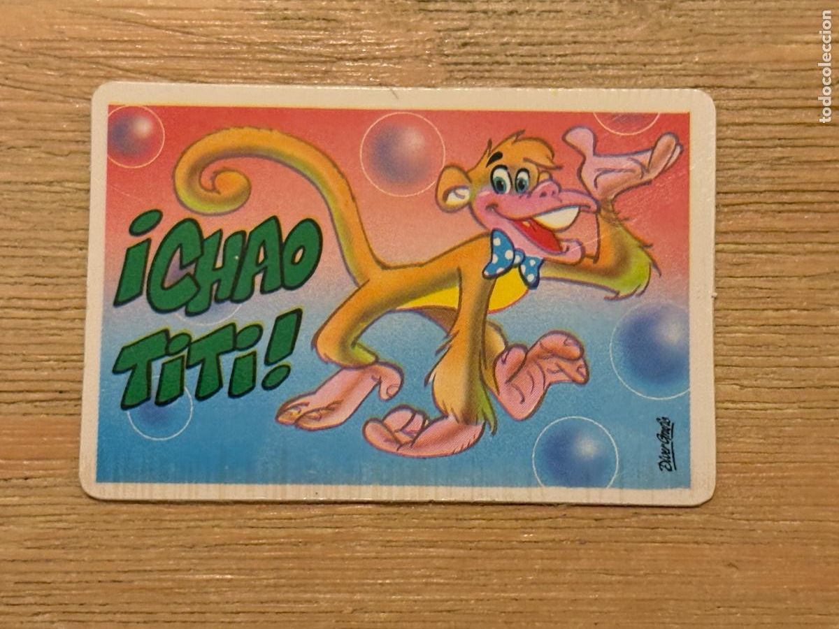 Figurine di Calcio: 37. CROMO SIN PEGAR PEGUI-TARJETA PEGUITARJETAS BOLLYCAO -CHAO TITI -