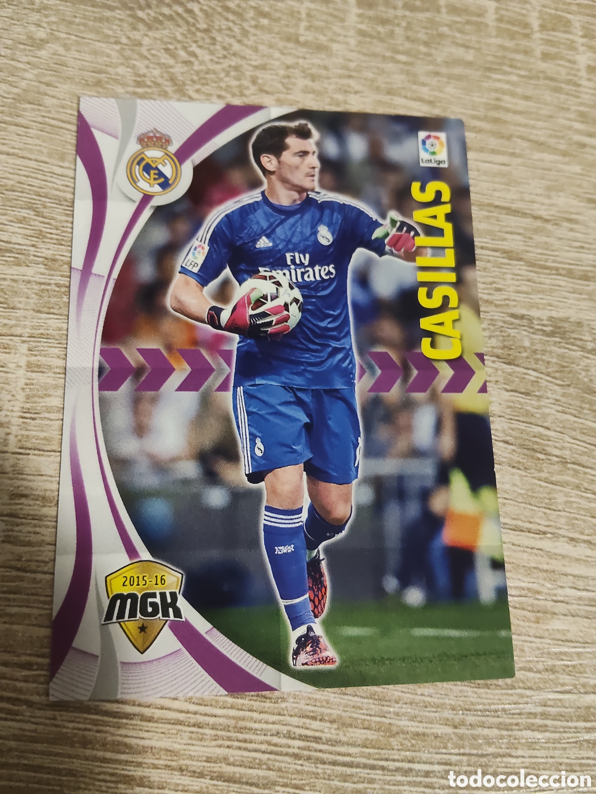 Figurine di Calcio: Panini Megacracks 2015 2016 15 16 327 Casillas Real Madrid