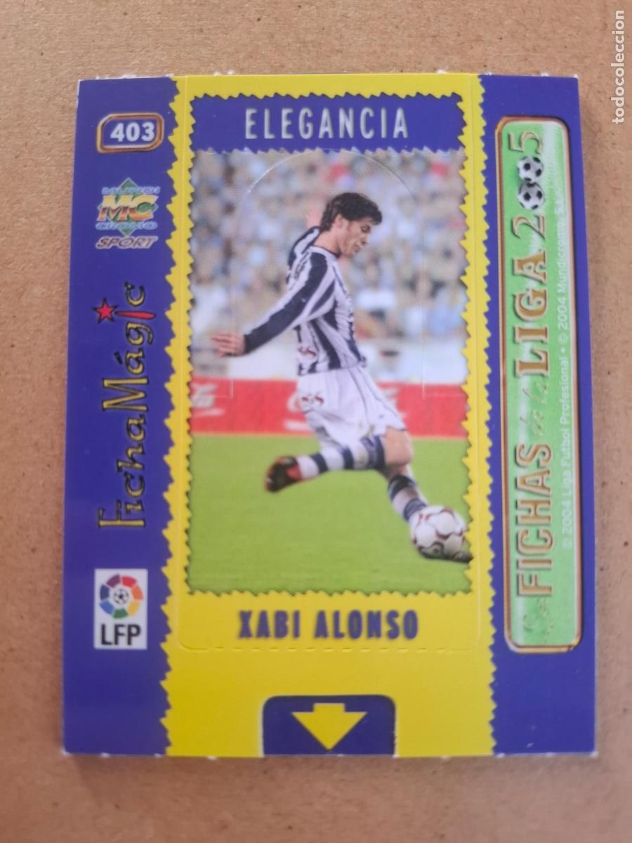 Fu&szlig;ball-Sticker: MUNDICROMO 2004 2005 04 05 - 403 XABI ALONSO ( MAGIC CARD ) - REAL SOCIEDAD