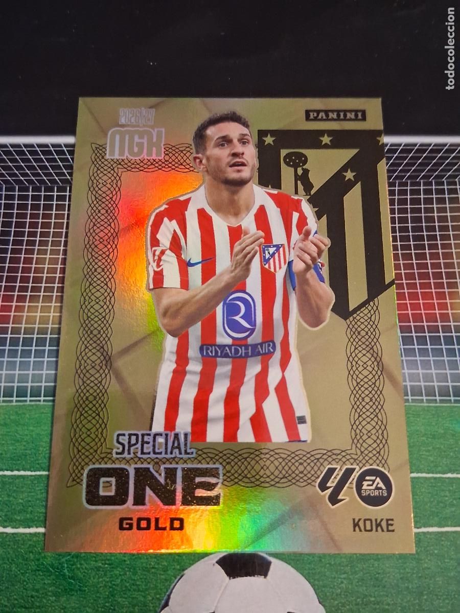 Football Stickers: KOKE ATLETICO DE MADRID SPECIAL ONE CROMOS MEGACRACKS PANINI LIGA FUTBOL 2026 2027 26 27