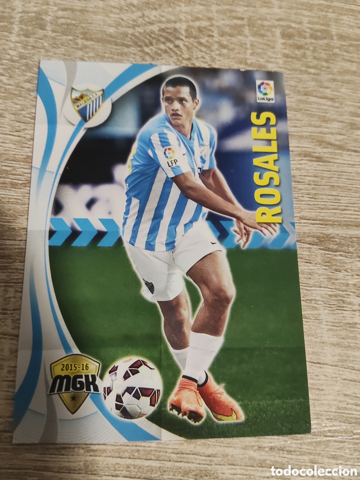 Cromos de f&uacute;tbol: Panini Megacracks 2015 2016 15 16 356 Rosales M&aacute;laga
