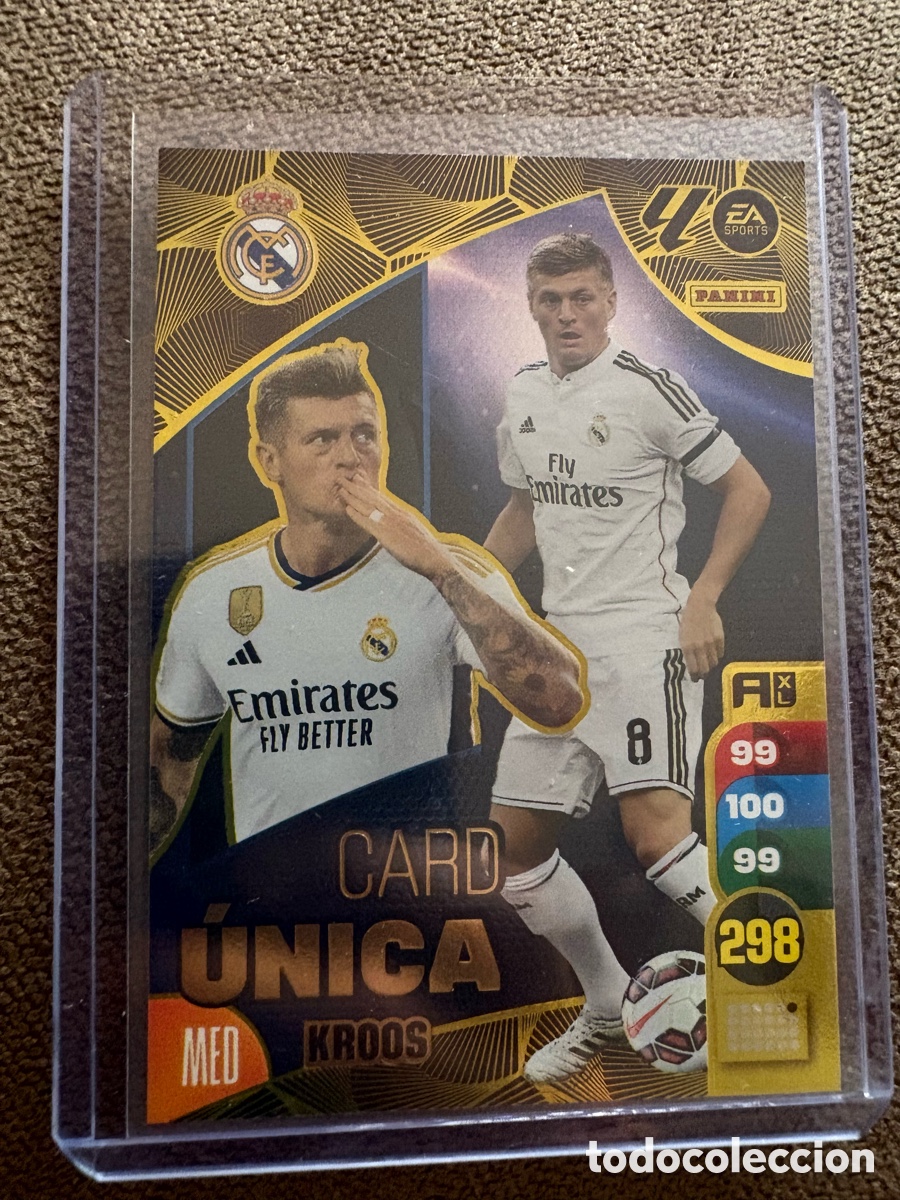 Cromos de f&uacute;tbol: Card &Uacute;nica Toni Kroos (Real Madrid) Adrenalyn XL 24 25 2024 2025
