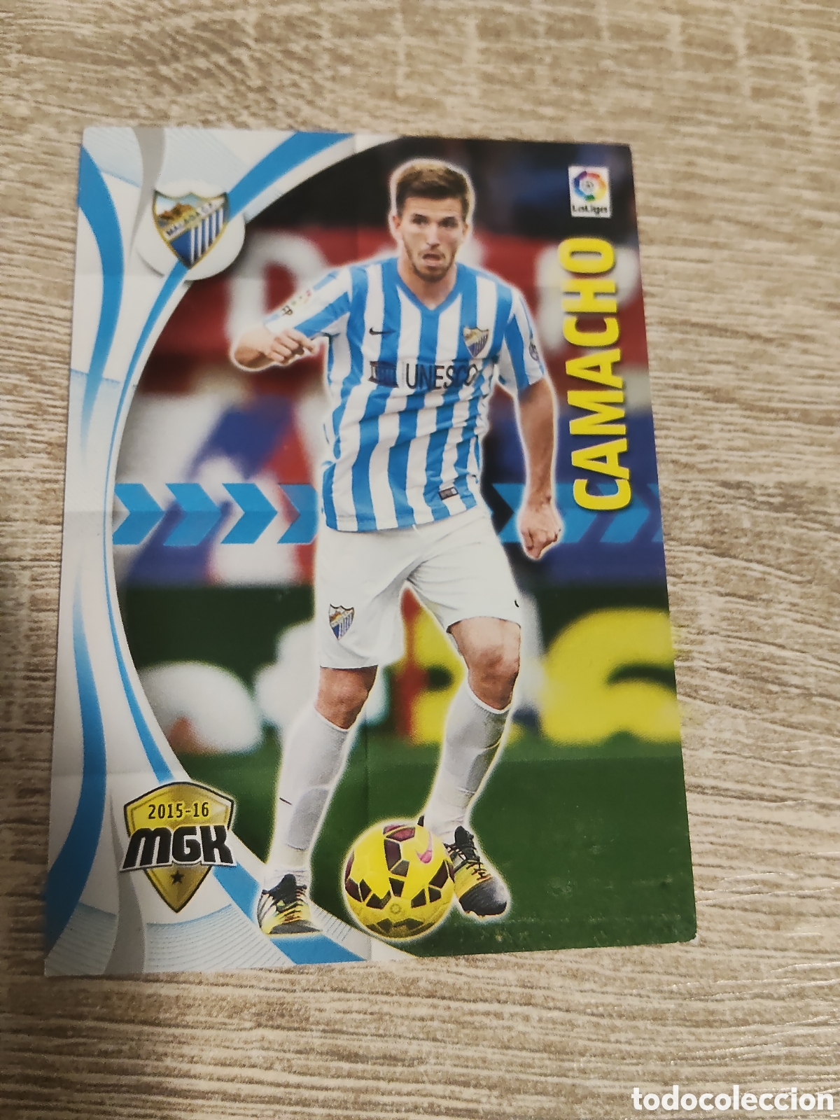 Cromos de f&uacute;tbol: Panini Megacracks 2015 2016 15 16 363 Camacho M&aacute;laga