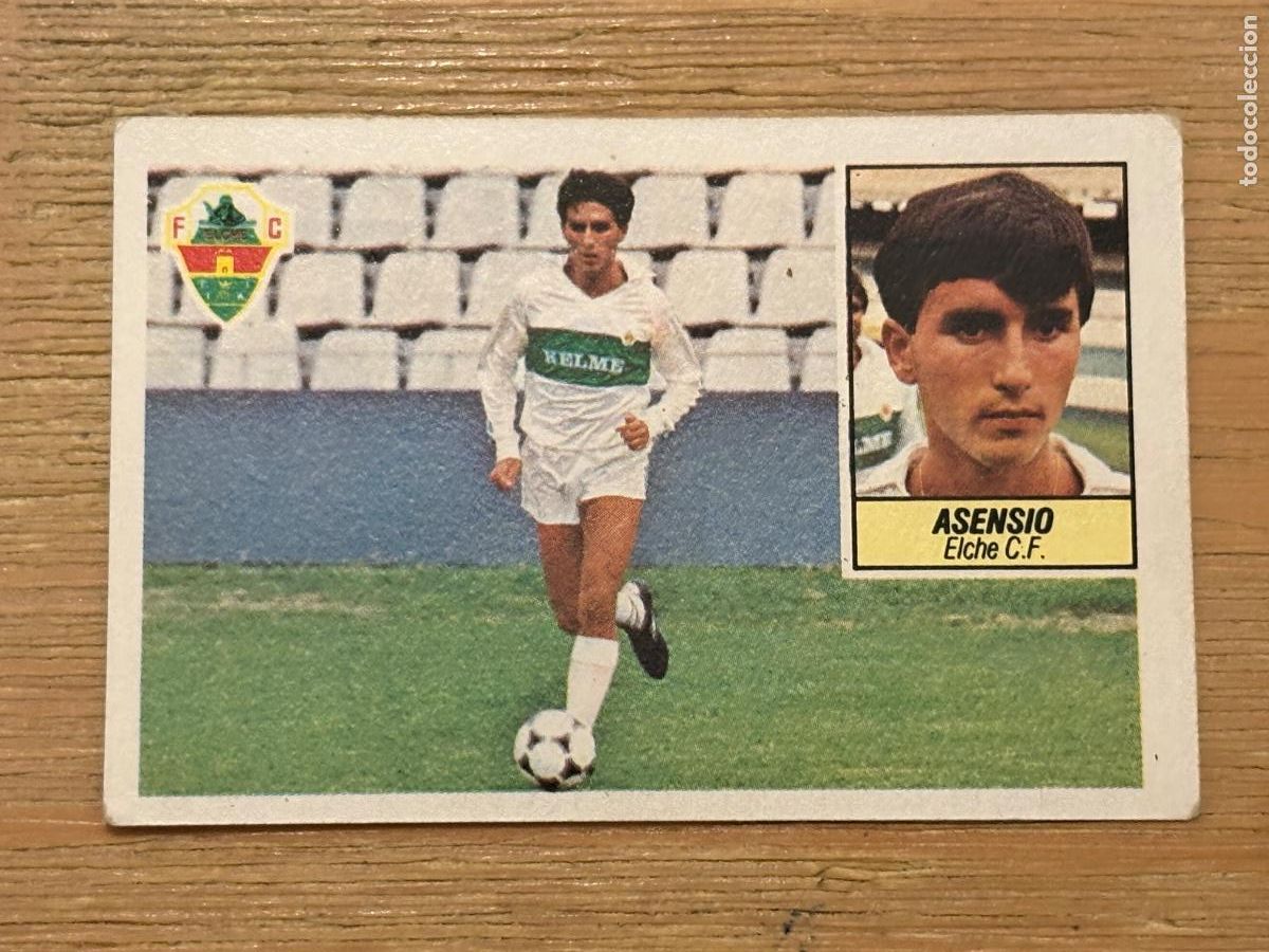 Cromos de Futebol: 37. CROMO SIN PEGAR NUNCA PEGADO ASENSIO ELCHE COLOCA FUTBOL ALBUM ESTE LIGA 84-85 1984-85