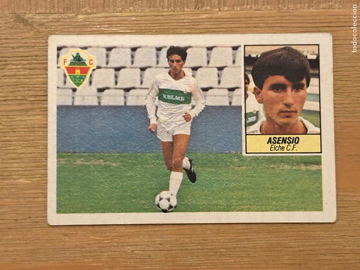 Cromos de Futebol: 37. CROMO SIN PEGAR NUNCA PEGADO ASENSIO ELCHE COLOCA FUTBOL ALBUM ESTE LIGA 84-85 1984-85