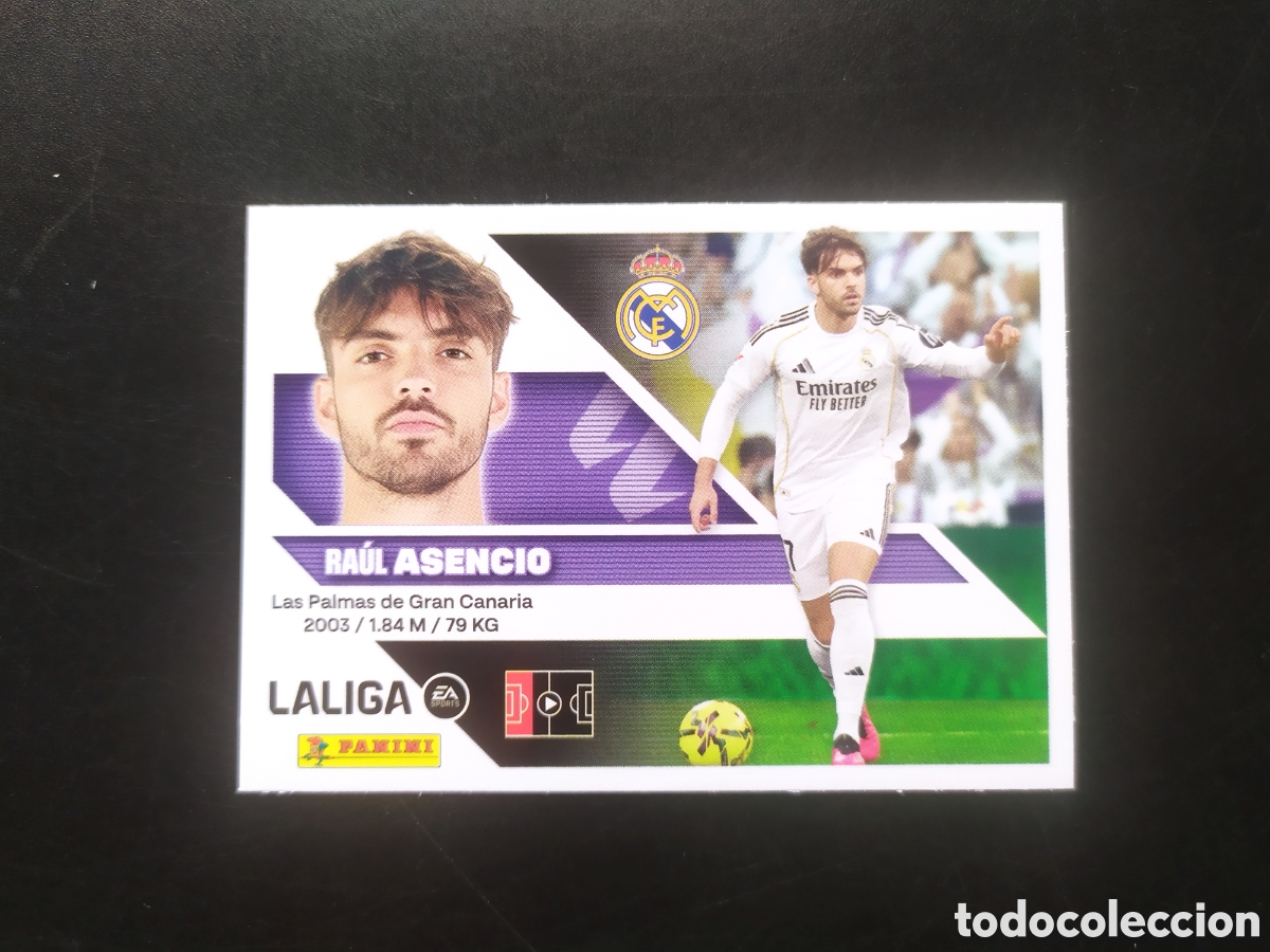 Cromos de Futebol: Liga este 2026 2027 26 27 panini Asencio n&deg; 7 Real Madrid