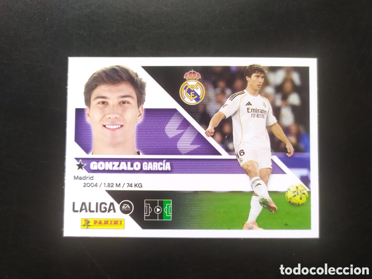 Cromos de f&uacute;tbol: Liga este 2026 2027 26 27 panini Gonzalo n&deg; 17 Real Madrid