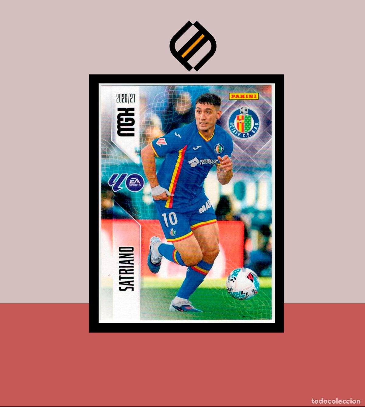 Cromos de f&uacute;tbol: MEGACRACKS 2026 2027 26 27 PANINI N&ordm; 197 SATRIANO GETAFE COLECCI&Oacute;N ALB&Uacute;M MGK