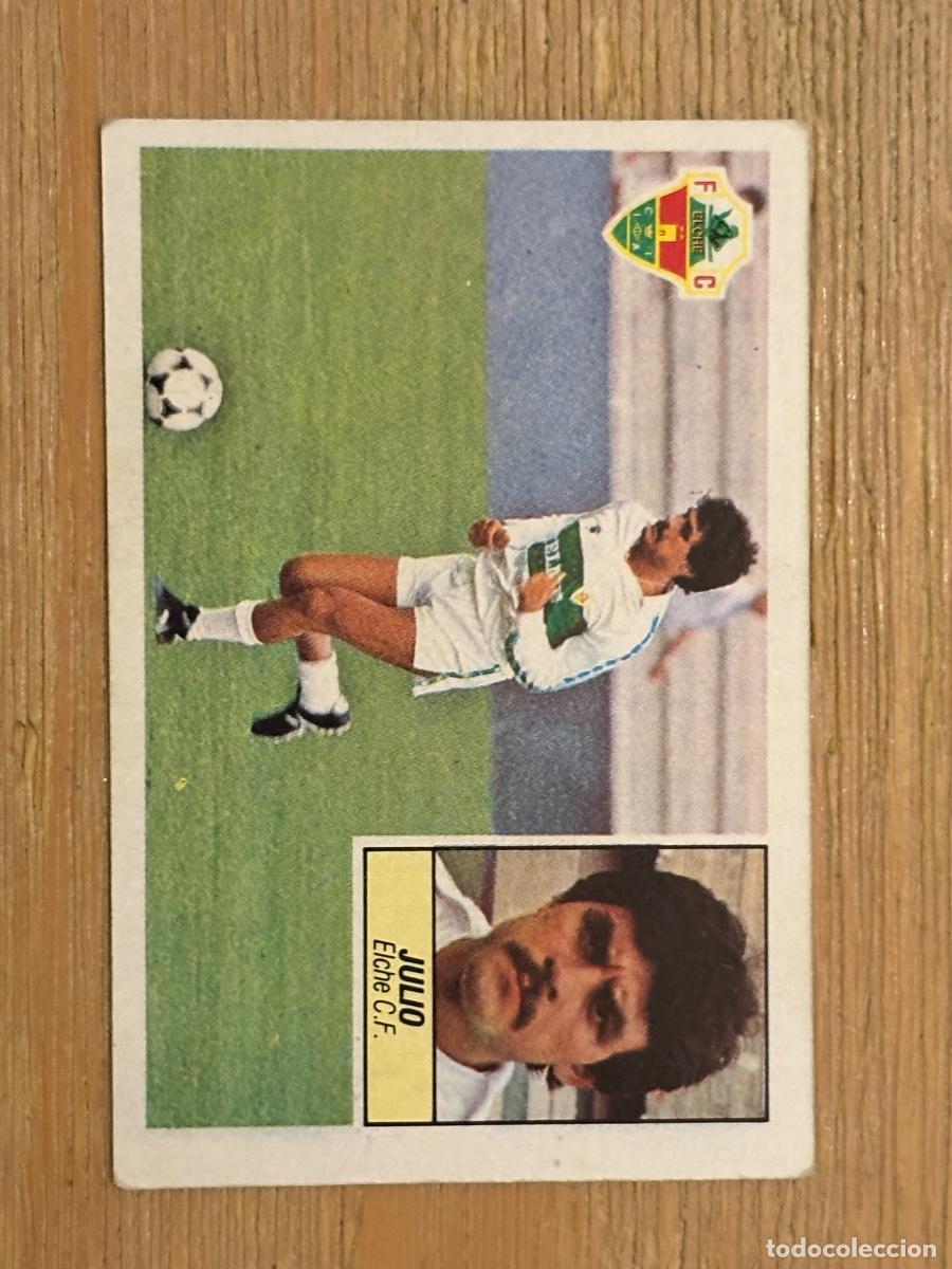 Cromos de f&uacute;tbol: 37. CROMO SIN PEGAR NUNCA PEGADO JULIO ELCHE &Uacute;LTIMO FICHAJE N 16 ALBUM ESTE LIGA 84-85 1984-85