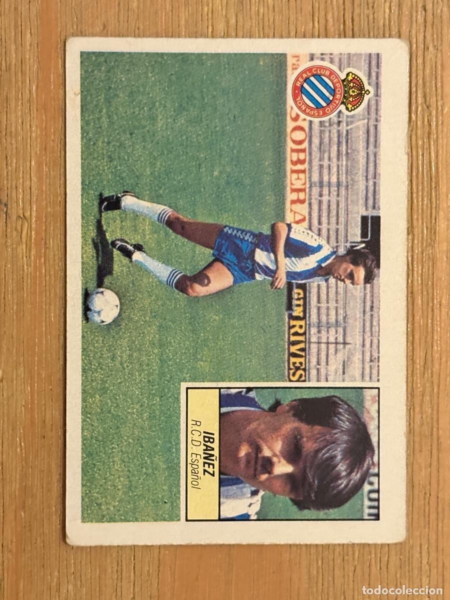 Cromos de f&uacute;tbol: 37. CROMO SIN PEGAR NUNCA PEGADO IB&Aacute;&Ntilde;EZ ESPA&Ntilde;OL &Uacute;LTIMO FICHAJE N 19 ALBUM ESTE LIGA 84-85 1984-85