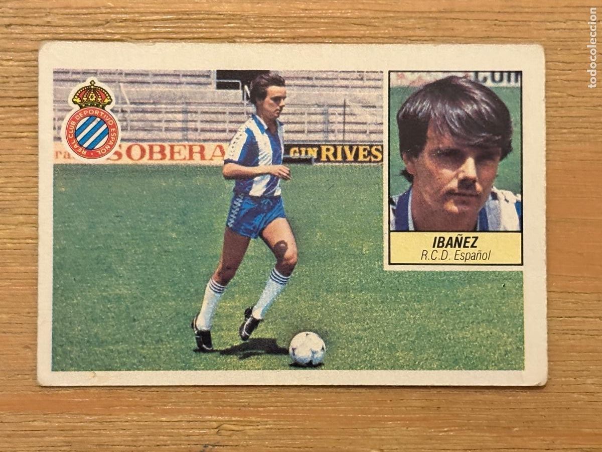 Fu&szlig;ball-Sticker: 37. CROMO SIN PEGAR NUNCA PEGADO IB&Aacute;&Ntilde;EZ ESPA&Ntilde;OL &Uacute;LTIMO FICHAJE N 19 ALBUM ESTE LIGA 84-85 1984-85