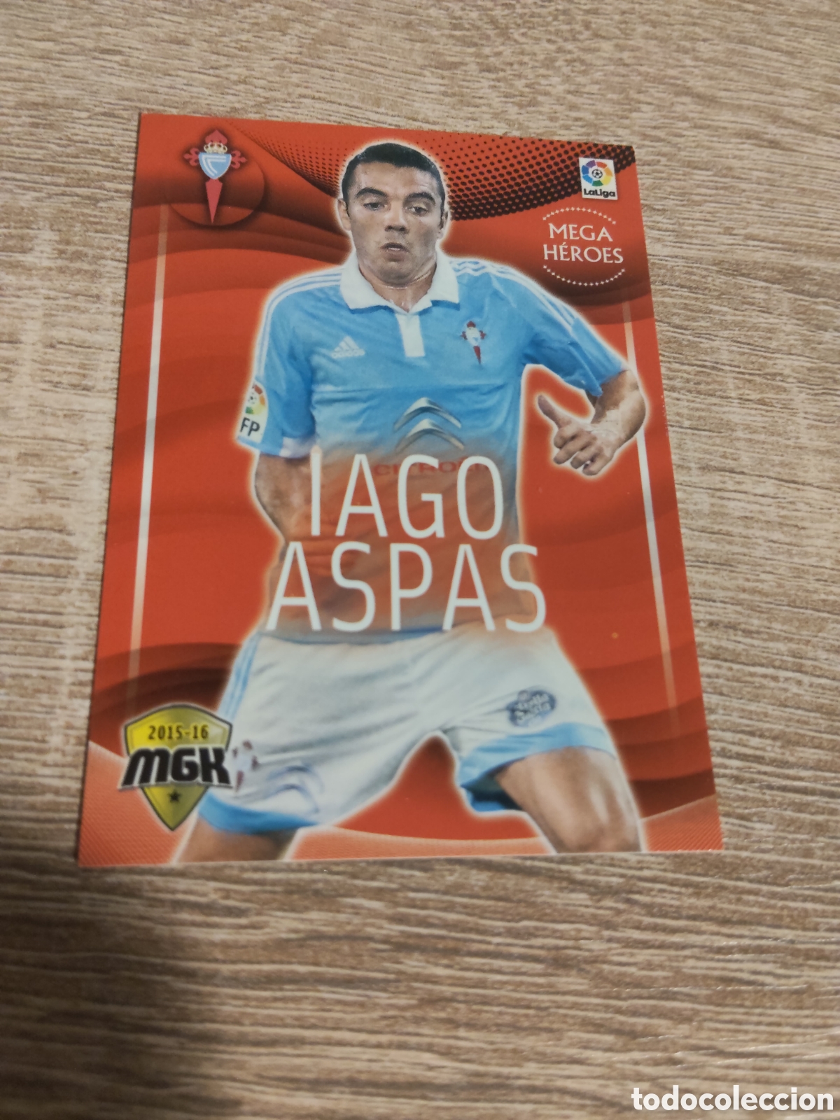 Fu&szlig;ball-Sticker: Panini Megacracks 2015 2016 15 16 133 bis Iago Aspas Celta de Vigo