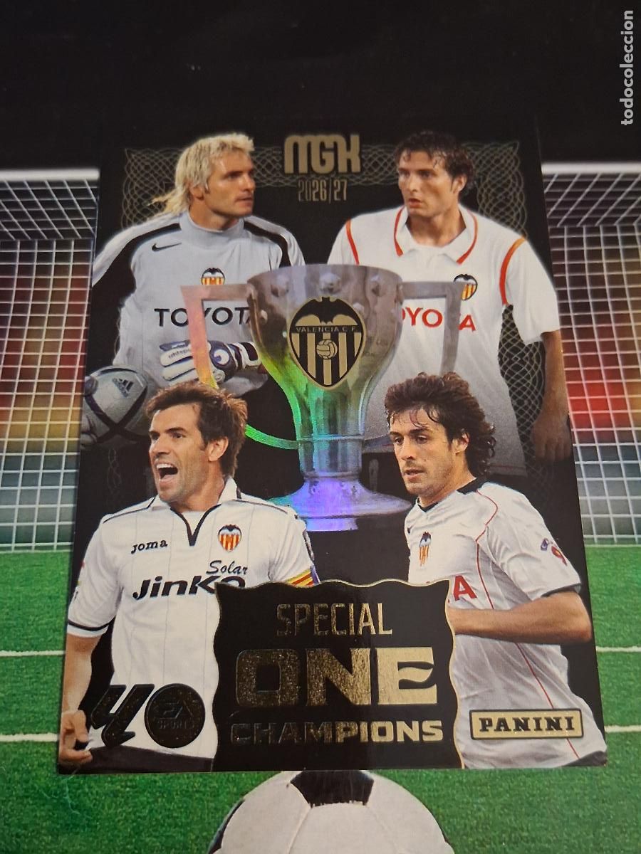 Fu&szlig;ball-Sticker: VALENCIA SPECIAL ONE CHAMPIONS CROMOS MEGACRACKS LIGA FUTBOL 2026 2027 26 27