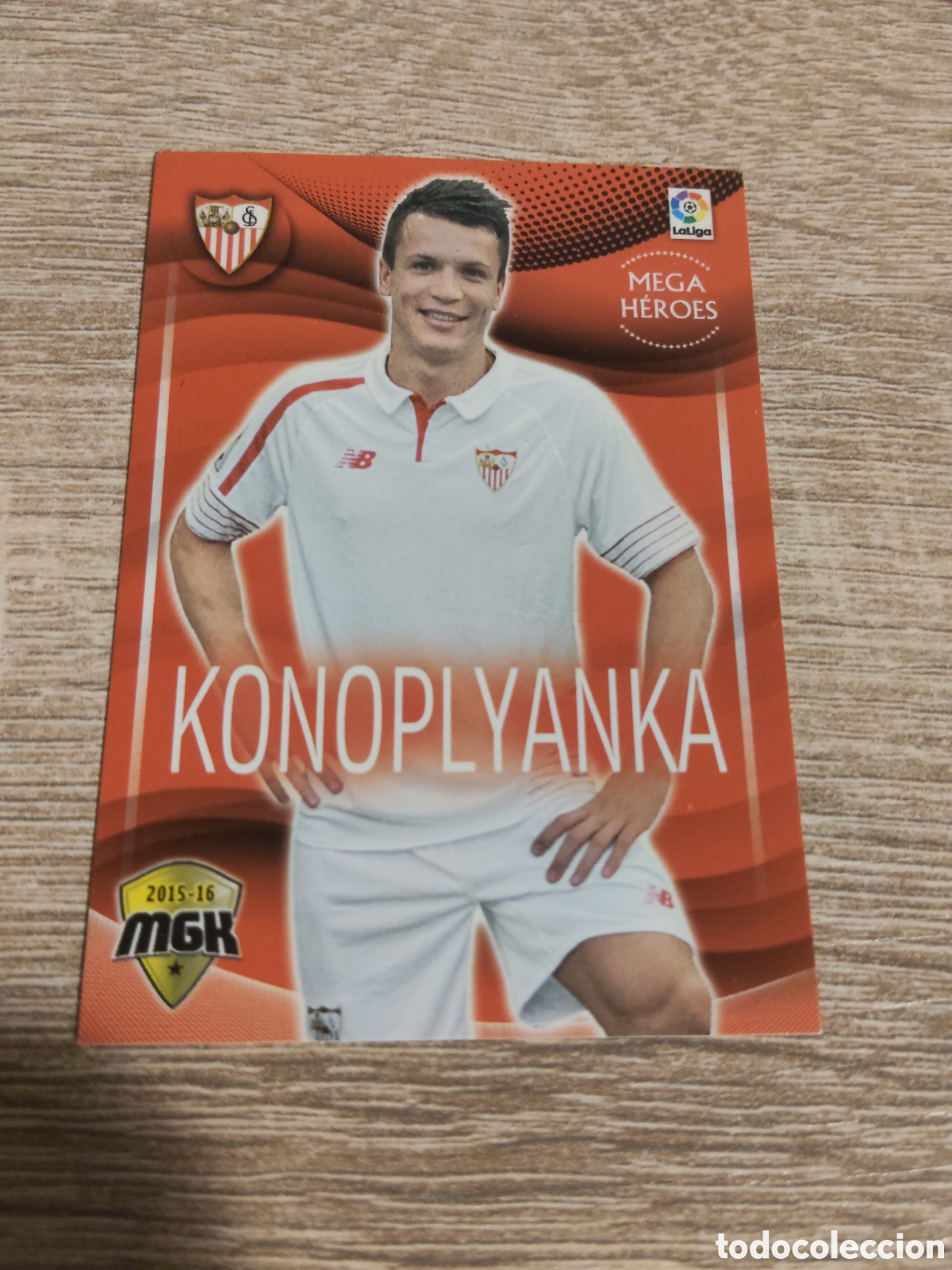 Fu&szlig;ball-Sticker: Panini Megacracks 2015 2016 15 16 458 bis Konoplyanka Sevilla