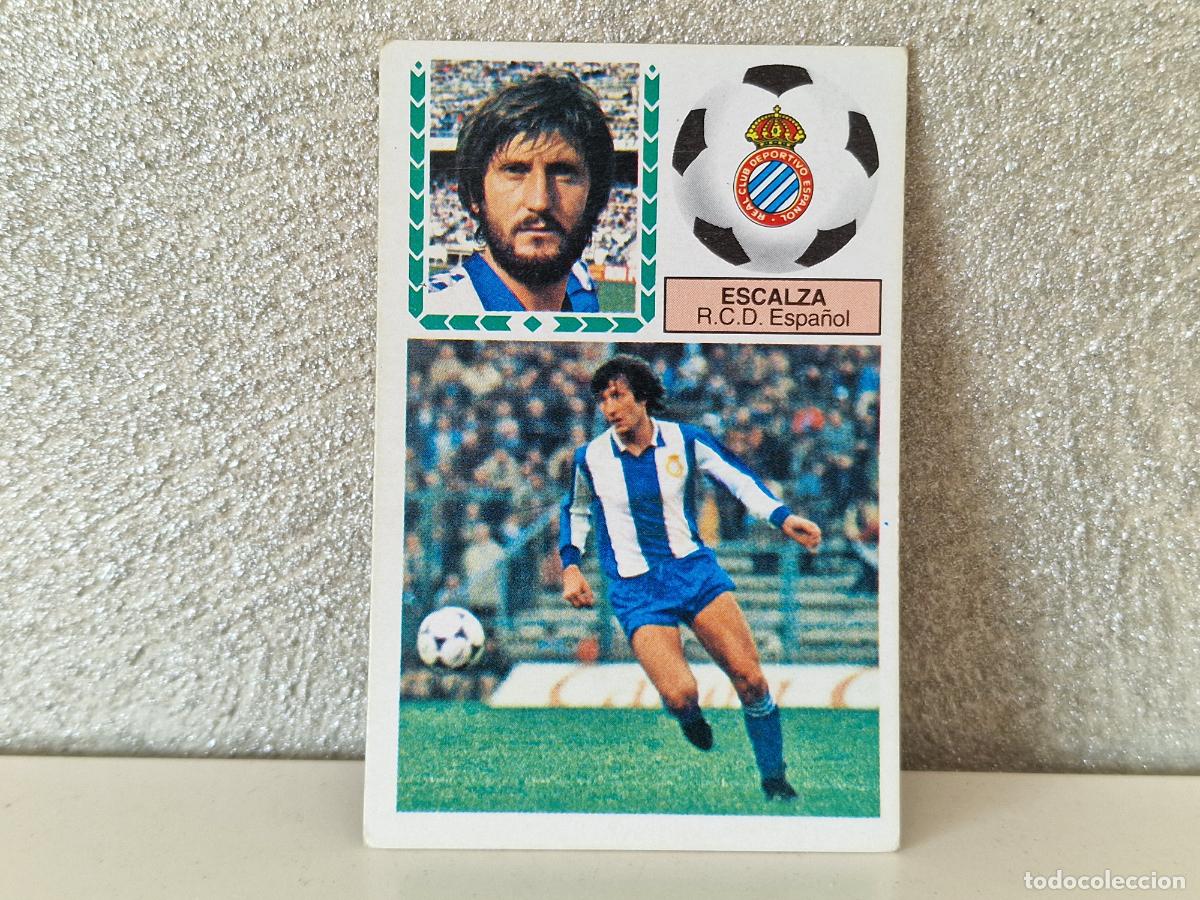 Cromos de f&uacute;tbol: BAJA ESCALZA 83 84 LIGA ESTE SIN PEGAR