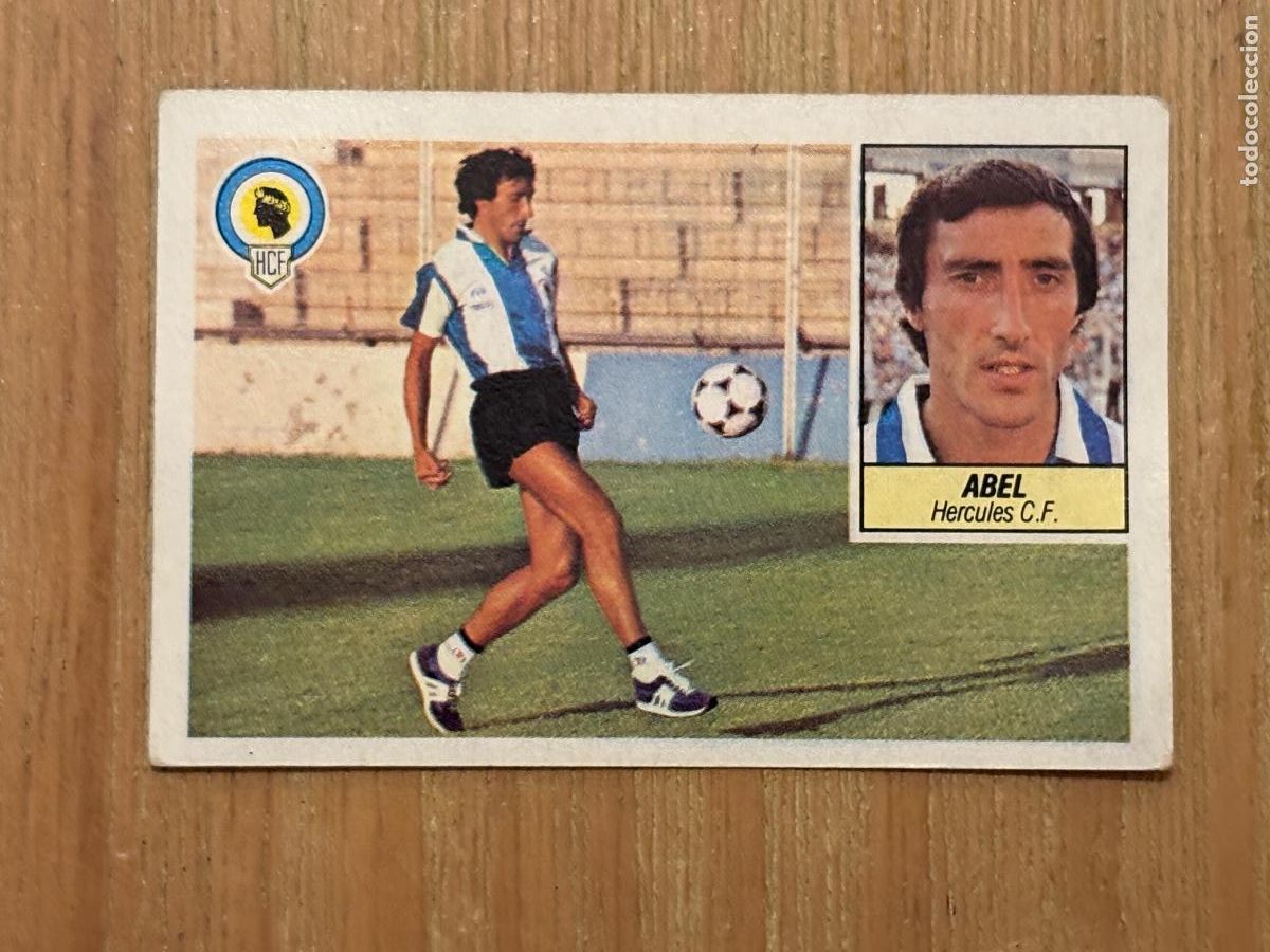 Cromos de f&uacute;tbol: 37. CROMO SIN PEGAR NUNCA PEGADO ABEL HERCULES &Uacute;LTIMO FICHAJE N 20 ALBUM ESTE LIGA 84-85 1984-85