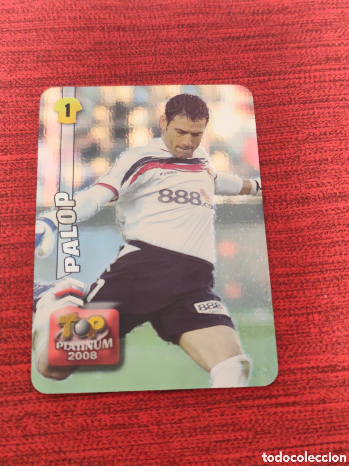 Cromos de f&uacute;tbol: 669 PALOP SEVILLA TOP PLATINUM BRILLO LISO MUNDICROMO 2007 2008