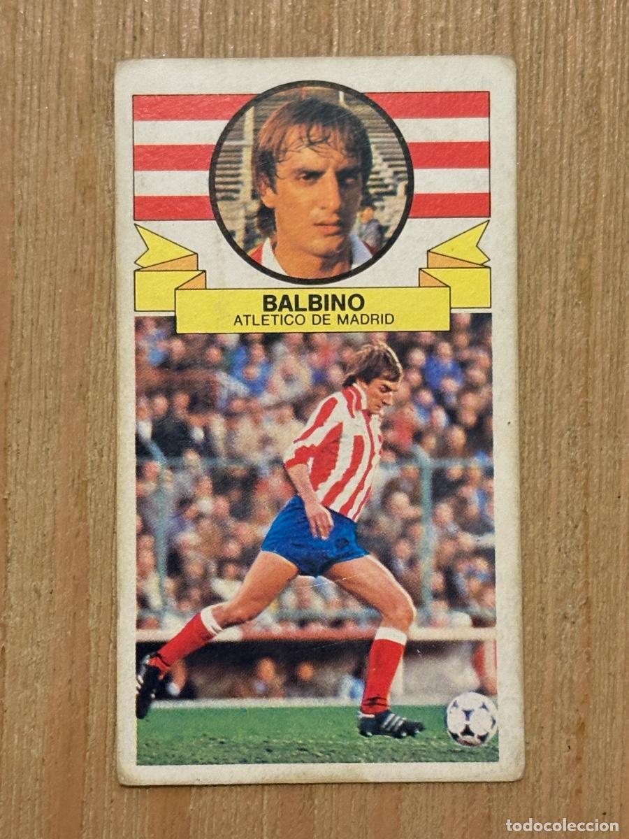 Cromos de f&uacute;tbol: 37. CROMO SIN PEGAR NUNCA PEGADO ATLETICO DE MADRID BALBINO ALBUM ESTE LIGA 85-86 1985-86