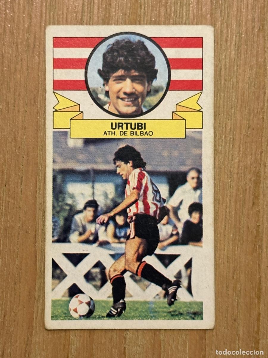Cromos de f&uacute;tbol: 37. CROMO SIN PEGAR NUNCA PEGADO ATHLETIC DE BILBAO URTUBI ALBUM ESTE LIGA 85-86 1985-86