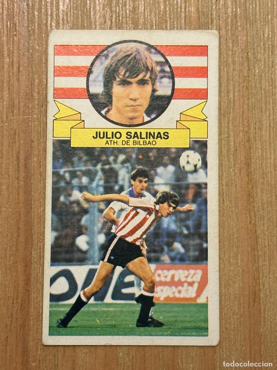 Cromos de f&uacute;tbol: 37. CROMO SIN PEGAR NUNCA PEGADO ATHLETIC DE BILBAO JULIO SALINAS ALBUM ESTE LIGA 85-86 1985-86