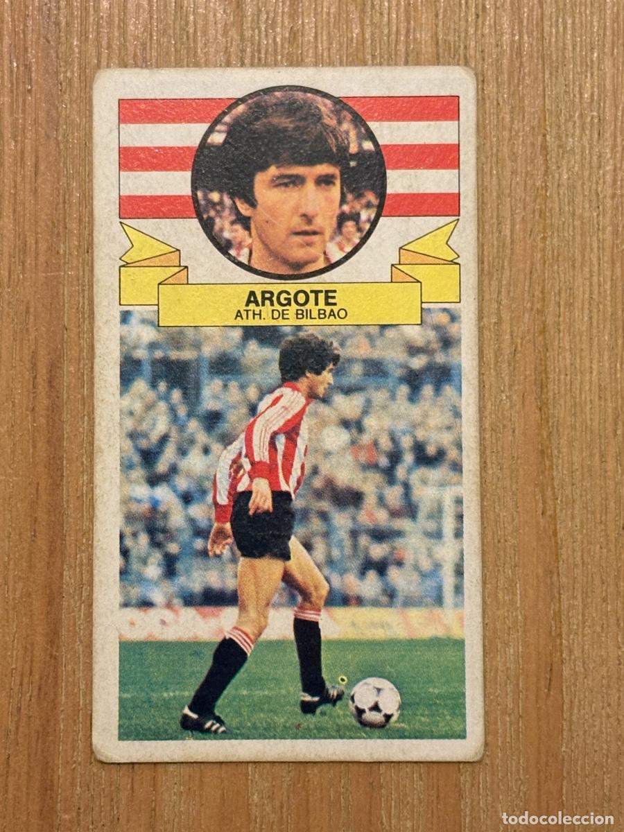 Cromos de f&uacute;tbol: 37. CROMO SIN PEGAR NUNCA PEGADO ATHLETIC DE BILBAO ARGOTE ALBUM ESTE LIGA 85-86 1985-86