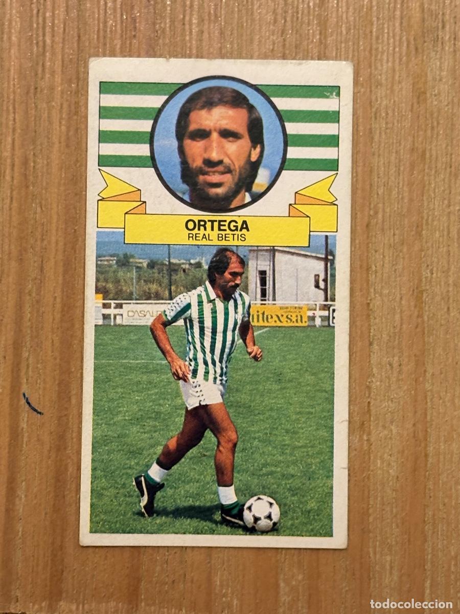 Cromos de f&uacute;tbol: 37. CROMO SIN PEGAR NUNCA PEGADO ORTEGA BETIS ALBUM ESTE LIGA 85-86 1985-86