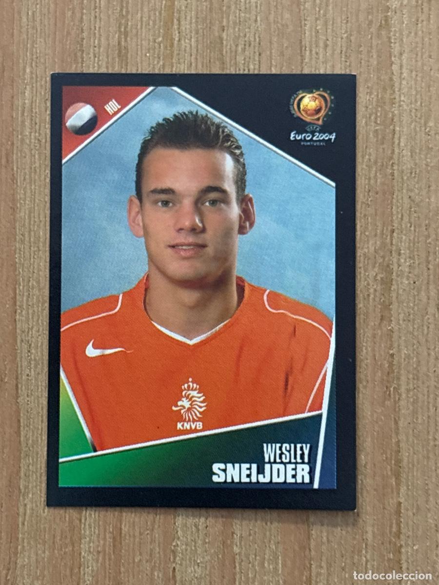 Cromos de f&uacute;tbol: 37. CROMO WESLEY SNEIJDER N 328 HOLANDA EURO 2004 PORTUGAL PANINI NUNCA PEGADO SIN PEGAR