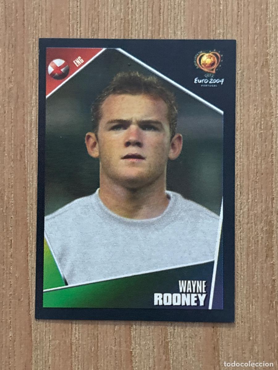 Cromos de f&uacute;tbol: 37. CROMO WAYNE ROONEY N 131 INGLATERRA EURO 2004 PORTUGAL PANINI NUNCA PEGADO SIN PEGAR