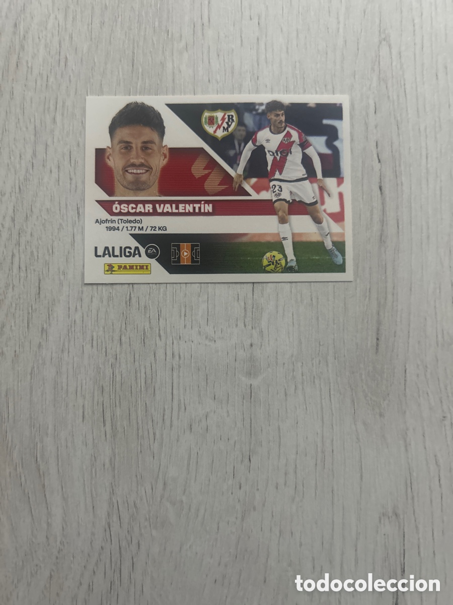 Cromos de f&uacute;tbol: &Oacute;scar Valent&iacute;n 13 Rayo Vallecano Liga Este 2026/27 26-27 Panini