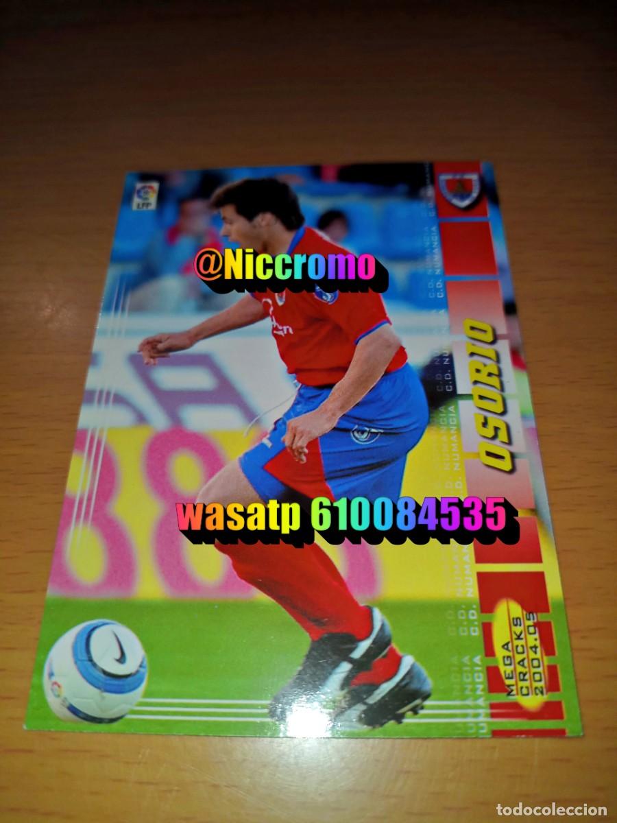 Cromos de Futebol: osorio numancia 233 bis megacracks 2004 2005 nueva ficha 04 05 tarjeta niccromo