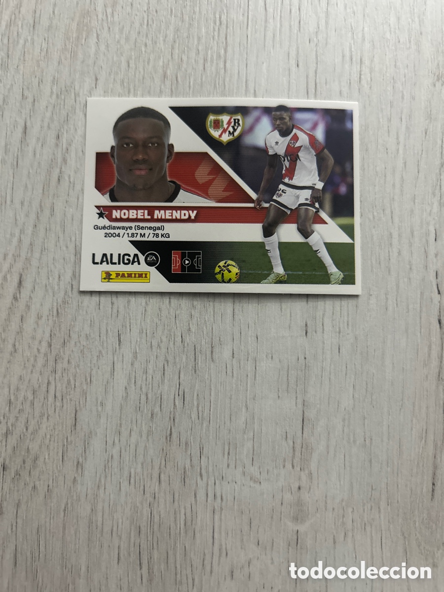 Cromos de Futebol: Nobel Mendy 7 Rayo Vallecano Liga Este 2026/27 26-27 Panini