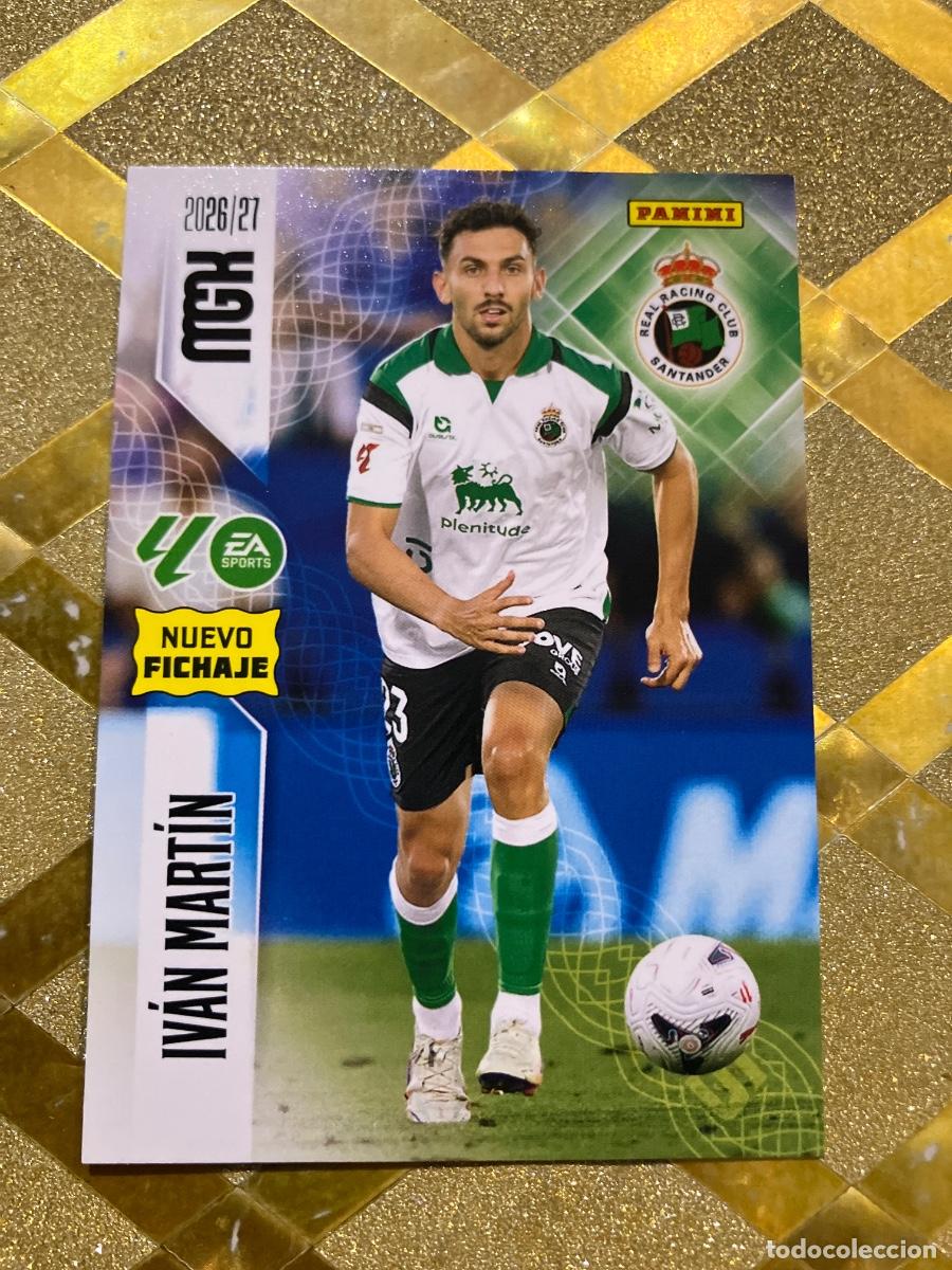 Cromos de f&uacute;tbol: CROMO DE FUTBOL 481 IVAN MARTIN RACING NUEVO FICHAJE LIGA 2026 2027 MEGACRACKS MGK PANINI !